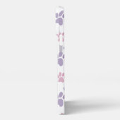 Etui iPhone 13 Pro Max Poche violette (blanc) (Côté gauche)