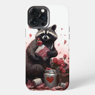Etui iPhone 13 Pro Max Poésie de la Saint-Valentin sur les déchets de rat