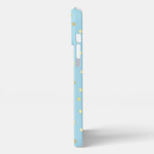 Etui iPhone 13 Pro Max Points Confetti Pastel Blue or tendance Personnali (Côté gauche)