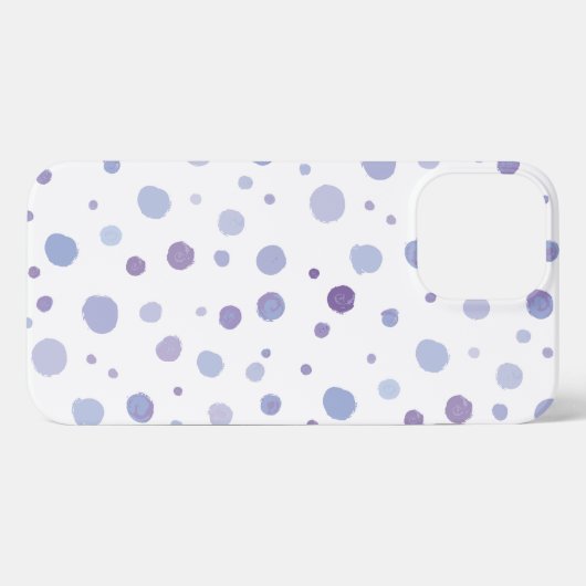 Etui iPhone 13 Pro Max pois peint à la main (Verso Horizontal)