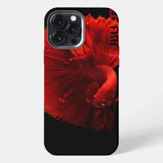 Etui iPhone 13 Pro Max Poisson Rouge (Verso)