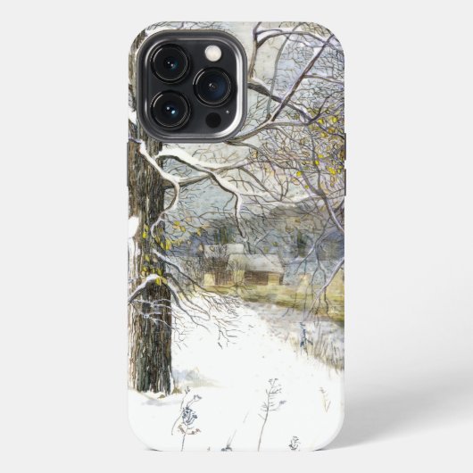 Etui iPhone 13 Pro Max pont d'hiver (Verso)