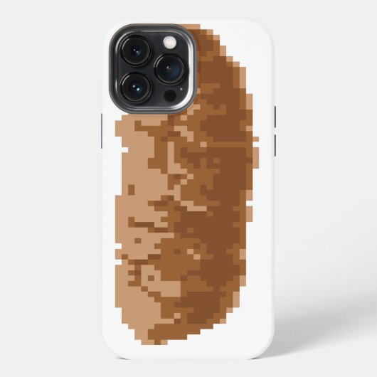 Etui iPhone 13 Pro Max Poop à 8 bits (Verso)