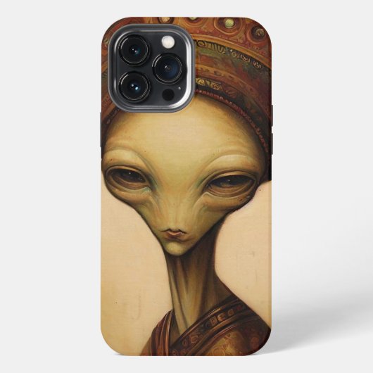 Etui iPhone 13 Pro Max Portrait Alien antique (Verso)