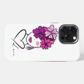 Etui iPhone 13 Pro Max Portrait de femme (Verso Horizontal)