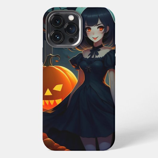 ETUI iPhone 13 PRO MAX PRINCESSE VAMPIRE SOMBRESSE (Verso)