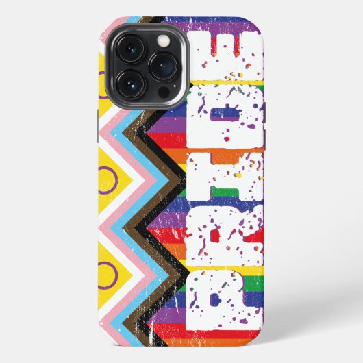 Etui iPhone 13 Pro Max Progress Pride LGBTQ (Verso)