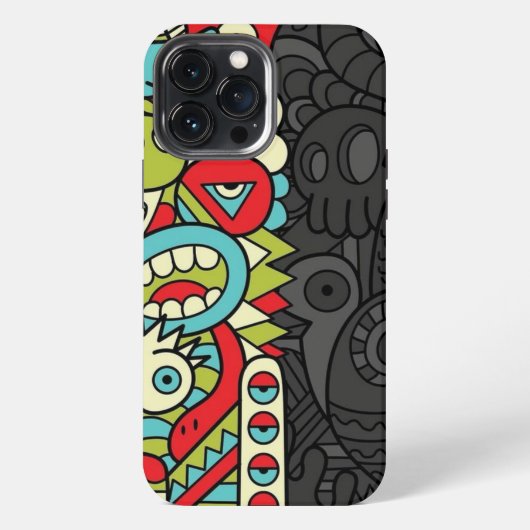 Etui iPhone 13 Pro Max Psychedelic Patterns (Verso)
