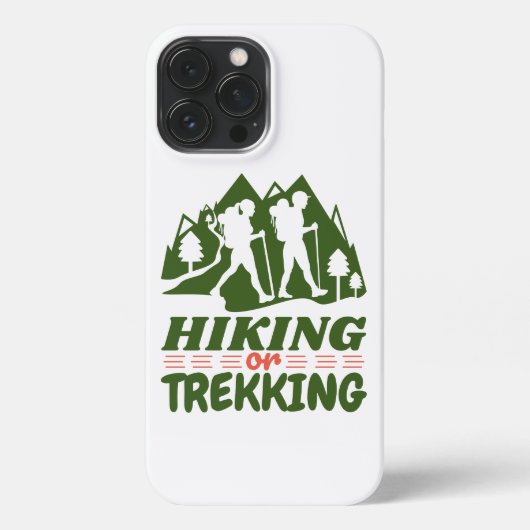 Etui iPhone 13 Pro Max Randonnée ou trekking (Verso)