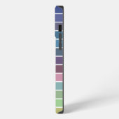 Etui iPhone 13 Pro Max Rayures arc-en-ciel (Côté gauche)