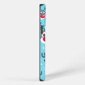 Etui iPhone 13 Pro Max Reinder Noël Flakes coque iphone Mate (Côté droit)