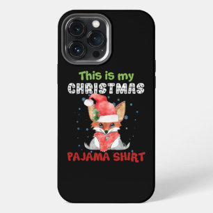 Etui iPhone 13 Pro Max Renard C'est Mon T-Shirt De Pyjama De Noël Renard 