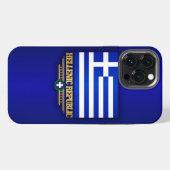 Etui iPhone 13 Pro Max République hellénique (Grèce) (Verso Horizontal)