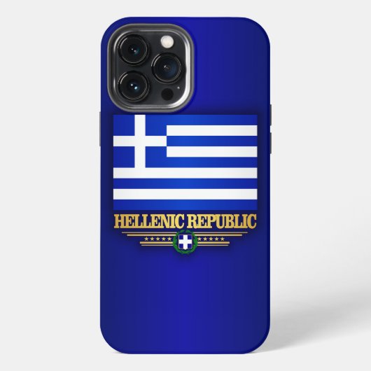 Etui iPhone 13 Pro Max République hellénique (Grèce) (Verso)