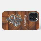 Etui iPhone 13 Pro Max Réputation de serpent dans le monde (Verso Horizontal)