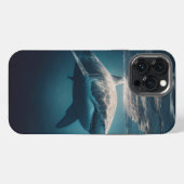 Etui iPhone 13 Pro Max requin en mer (Verso Horizontal)
