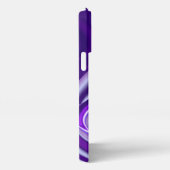 Etui iPhone 13 Pro Max Rêves arc-en-ciel à fleurs violettes (Côté droit)