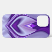 Etui iPhone 13 Pro Max Rêves arc-en-ciel à fleurs violettes (Verso Horizontal)