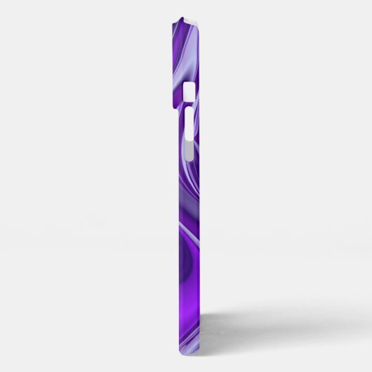 Etui iPhone 13 Pro Max Rêves arc-en-ciel à fleurs violettes (Côté gauche)