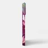 Etui iPhone 13 Pro Max Rose Rouge Orange Jaune Violet Dahlia Fleur (Côté droit)