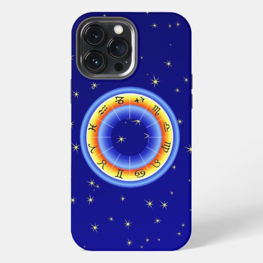 Etui iPhone 13 Pro Max Roue Zodiac (Verso)