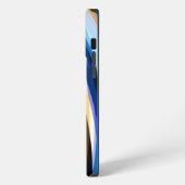 Etui iPhone 13 Pro Max Rouge bleu jaune noir (Côté gauche)