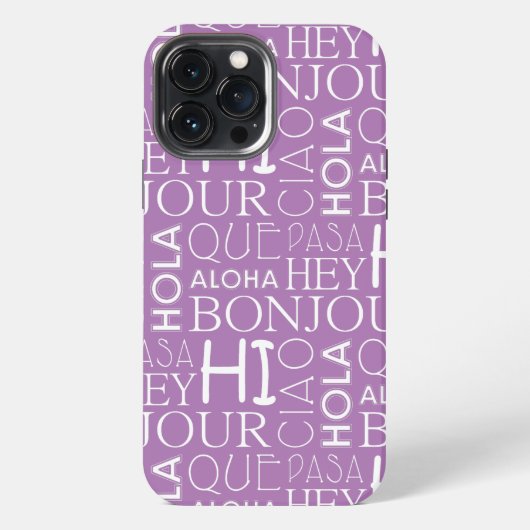 Etui iPhone 13 Pro Max Salutations Coque-Mate coque iphone (Verso)