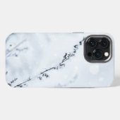Etui iPhone 13 Pro Max Scène hivernale - Fleur gelée (Verso Horizontal)