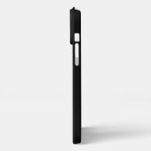 Etui iPhone 13 Pro Max Script moderne Monogramme personnalisé et nom (Côté gauche)
