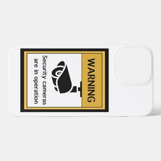 Etui iPhone 13 Pro Max Security Camera (Verso Horizontal)