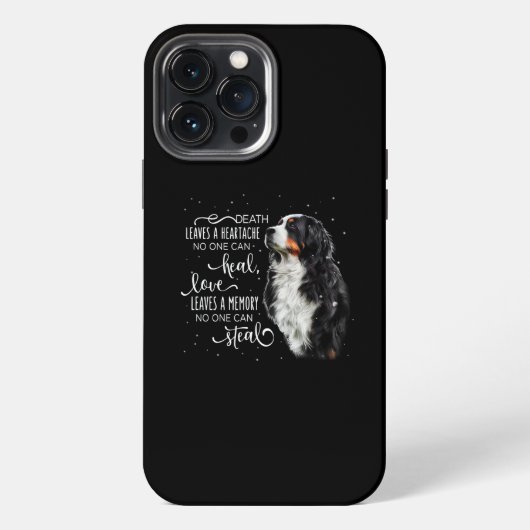 Etui iPhone 13 Pro Max Sennenhund Berner (Verso)