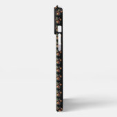 Etui iPhone 13 Pro Max Silhouette d'animal Thanksgiving Noir (Côté gauche)