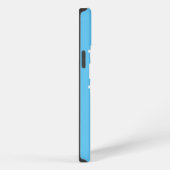 Etui iPhone 13 Pro Max simple minimal bleu moderne (Côté droit)