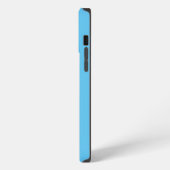 Etui iPhone 13 Pro Max simple minimal bleu moderne (Côté gauche)