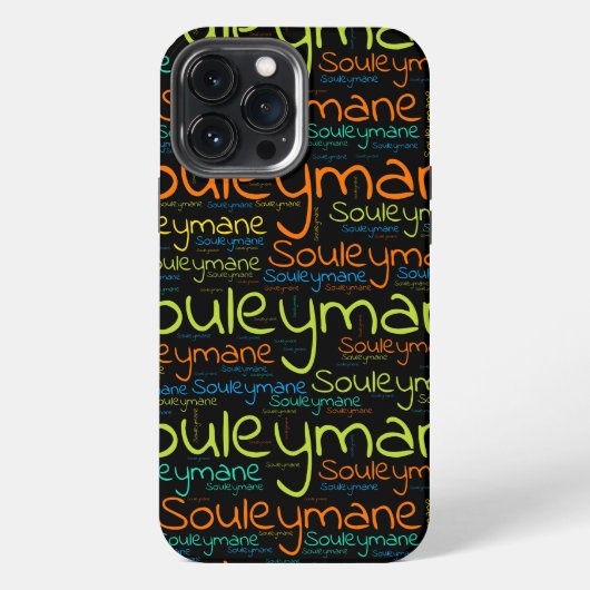 Etui iPhone 13 Pro Max Souleymane (Verso)