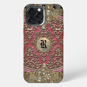 Etui iPhone 13 Pro Max Speigaford Baroque Damask Monogramme
