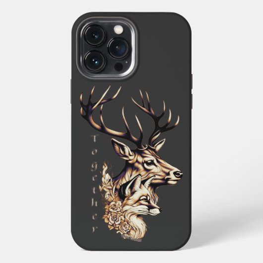 Etui iPhone 13 Pro Max Stag & Vixen Ensemble (Verso)