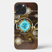 Etui iPhone 13 Pro Max Steampunk Rusty Background (Verso)