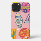 Etui iPhone 13 Pro Max Stickers Voyage coque iphone (Verso)