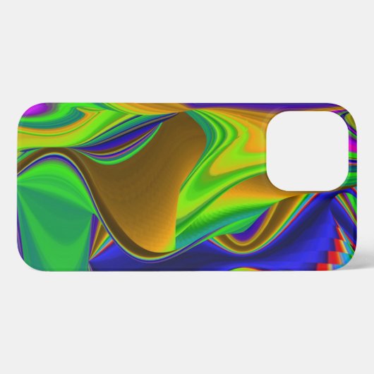Etui iPhone 13 Pro Max Summerrainbow, Rainbowart 3D Abstrait (Verso Horizontal)