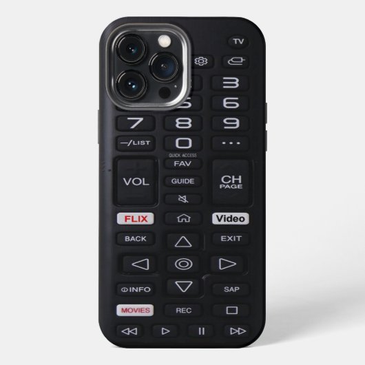 Etui iPhone 13 Pro Max Télécommande fausse (Verso)