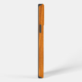 Etui iPhone 13 Pro Max Texture de bois de teck nautique chic (Côté droit)