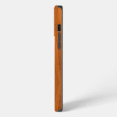 Etui iPhone 13 Pro Max Texture de bois de teck nautique chic (Côté gauche)