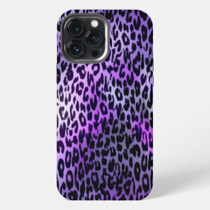 Etui iPhone 13 Pro Max Texture d'impression animale rétro de léopard