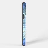 Etui iPhone 13 Pro Max texture géométrique polygonale abstraite (Côté droit)