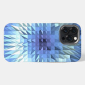 Etui iPhone 13 Pro Max texture géométrique polygonale abstraite (Verso Horizontal)