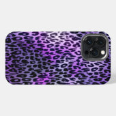 Etui iPhone 13 Pro Max Texture poster de animal rétro du léopard (Verso Horizontal)