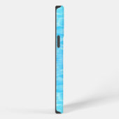 Etui iPhone 13 Pro Max Textures d'eau ondulations d'eau monogramme modern (Côté droit)