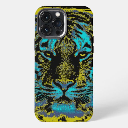 Etui iPhone 13 Pro Max Tiger Vintage (Verso)