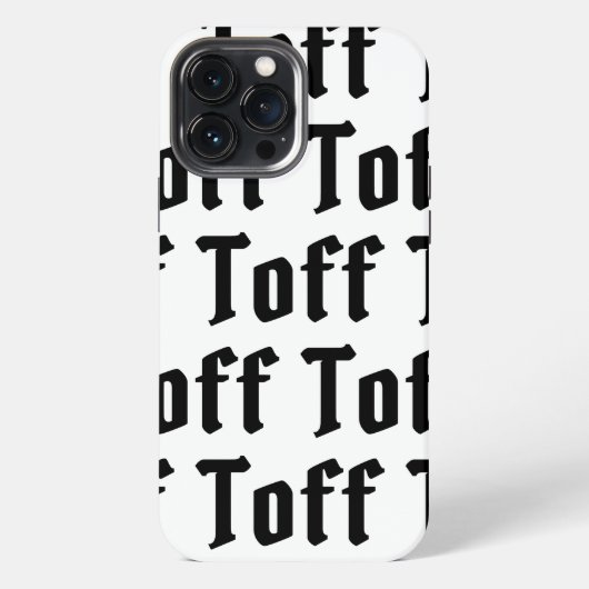 Etui iPhone 13 Pro Max Toff (Verso)